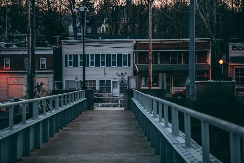 Scenic view of Williamsport Pennsylvania along the Susquehanna River